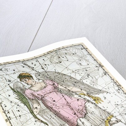 The Constellation Virgo from A Celestial Atlas by Alexander Jamieson