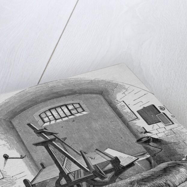 Engraving Depicting Separate Cell in Pentonville Prison by Anonymous