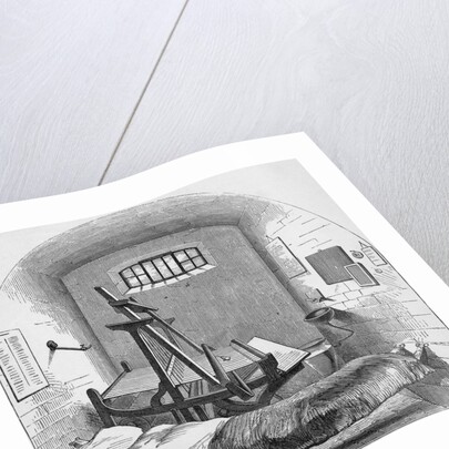 Engraving Depicting Separate Cell in Pentonville Prison by Anonymous