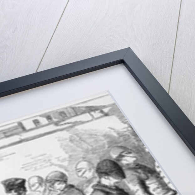 Engraving Depicting Convicts Exercising in Pentonville Prison by Anonymous