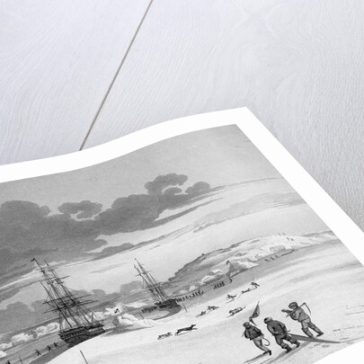 Cutting into Winter Island by Edward Finden