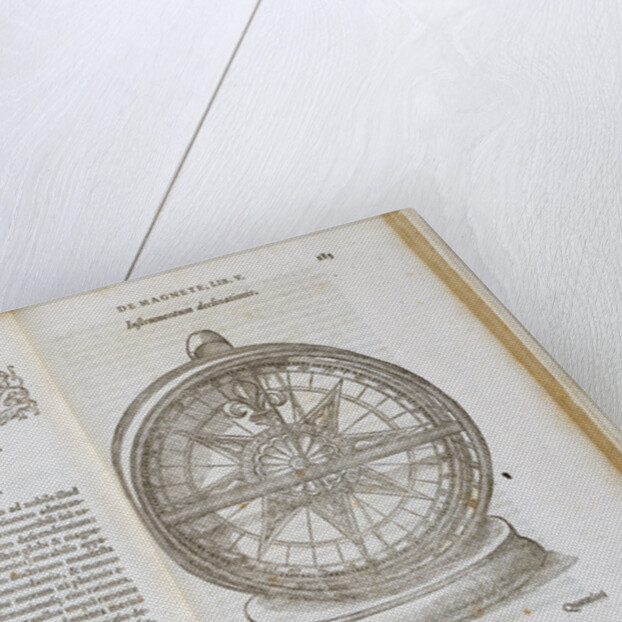 Book Illustration of a 16th Century Compass Needle by Anonymous