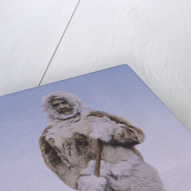 Portrait of Robert E. Peary in His Actual North Pole Costume by Anonymous