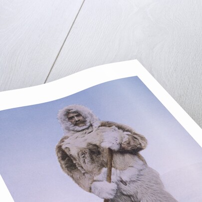 Portrait of Robert E. Peary in His Actual North Pole Costume by Anonymous