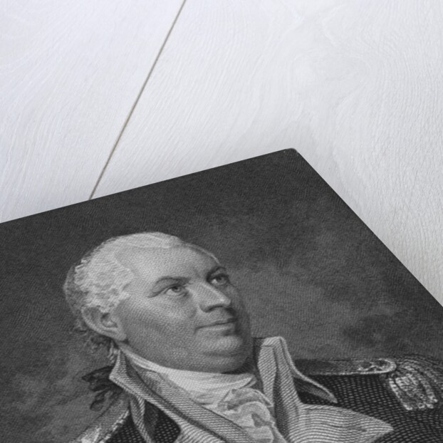 Detail of Bust from John Barry by James Barton Longacre