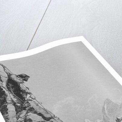 Illustration of an Accident by Edward Whymper