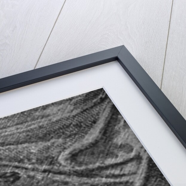 Engraving of Nostradamus Writing His Prophecies by Jean Sauve