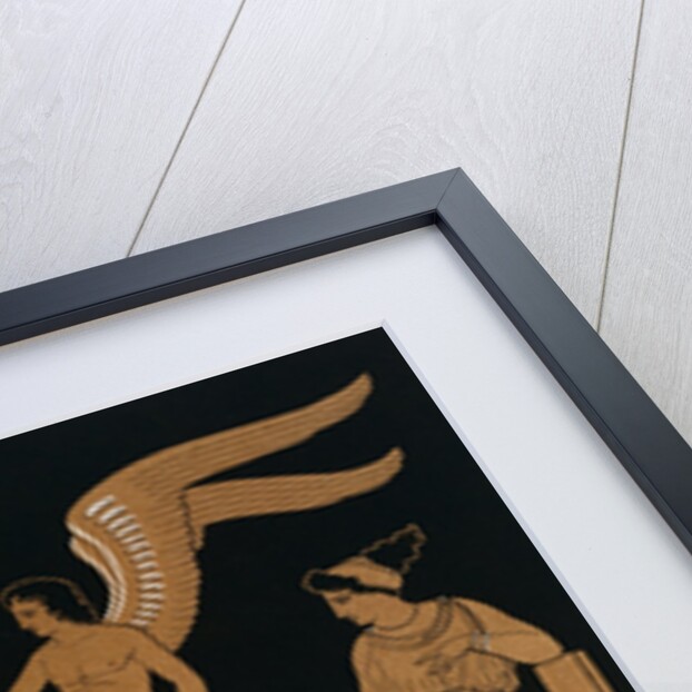 19th Century Greek Vase Illustration of Eros with Two Courtesans by Anonymous