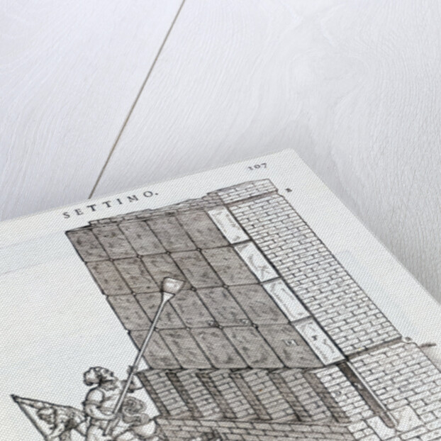 Illustration of Building Methods by Giovanni Antonio Rusconi