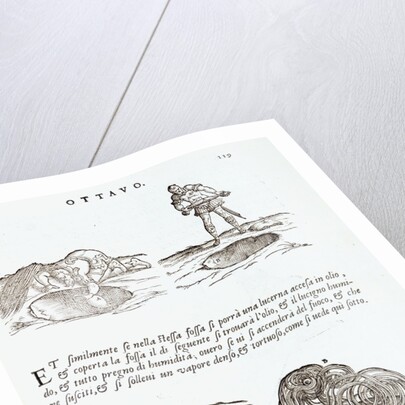 Illustration of Methods for Producing Dense Smoke Using Steam and Oil by Giovanni Antonio Rusconi