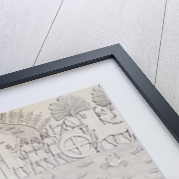 Book Illustration Showing Siege of City on River Banks at Kouyunjik by Anonymous