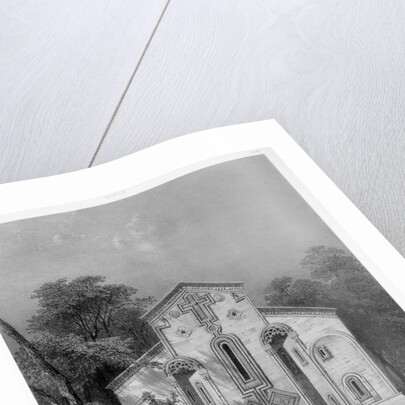 Book Illustration of the Monastery Church of Kaben by Anonymous