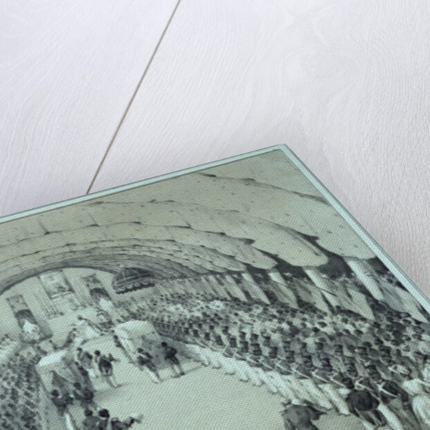 Lithograph of the Coronation of General Faustin Soulouque as Emperor of Haiti by Anonymous