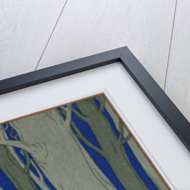 Book Illustration of a Woman and a Leopard in the Forest by Georges Barbier