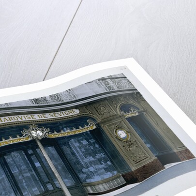 Facade of the a la Marquise de Sevigne Shop in Paris by Anonymous