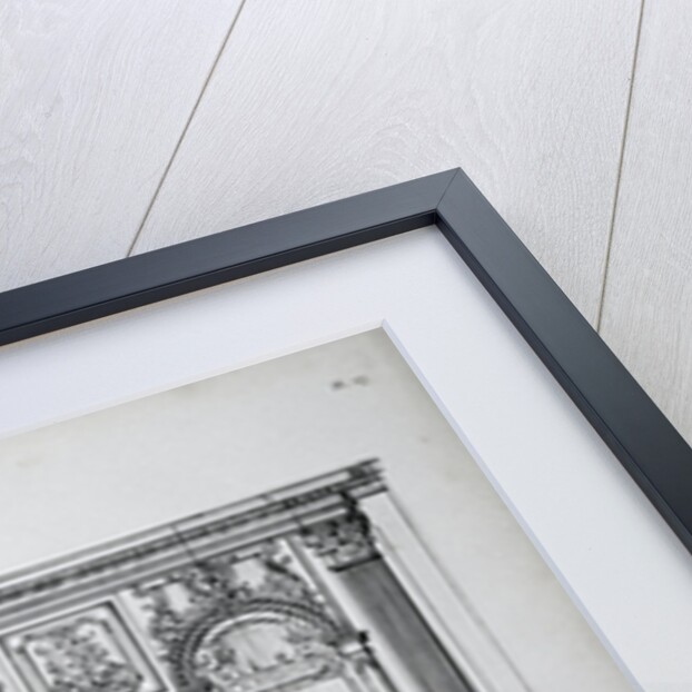 Plan of the Facade of the a la Marquise de Sevigne Shop in Paris by Anonymous