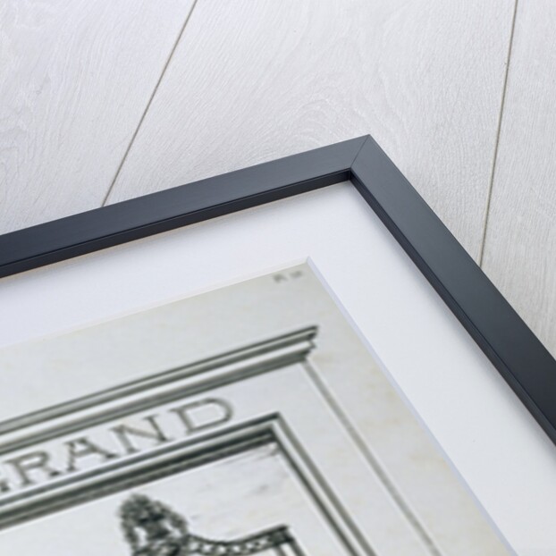 Plan of the Facade of the Oriza Shop in Paris by Anonymous