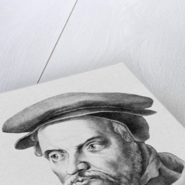 Engraved Portrait of Peter Martir Vermili by Anonymous