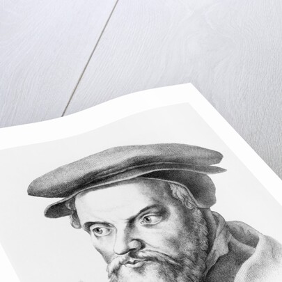 Engraved Portrait of Peter Martir Vermili by Anonymous