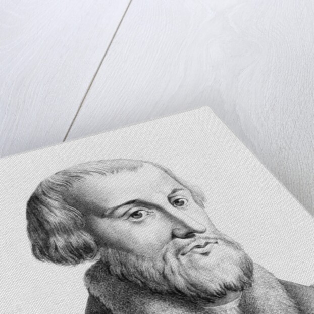 Engraved Portrait of Simon Grynaeus by Anonymous