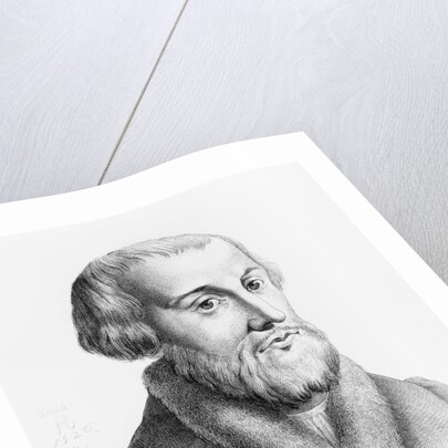 Engraved Portrait of Simon Grynaeus by Anonymous