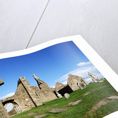 Cross of the Scriptures at Clonmacnoise Monastery by Anonymous