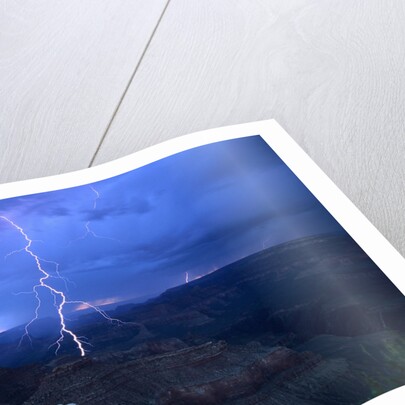 Lightning Above Grand Canyon by Anonymous