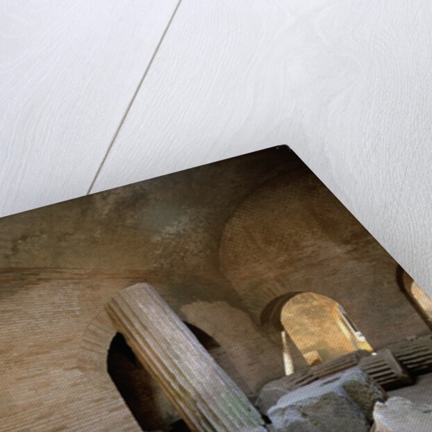 Ruins of Columns Under Amphitheater by Anonymous