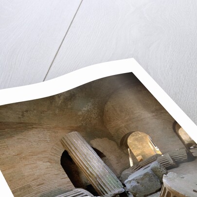 Ruins of Columns Under Amphitheater by Anonymous