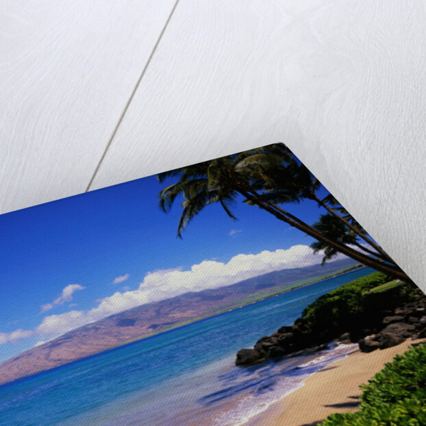 Kihei Beach and West Maui Mountains by Anonymous