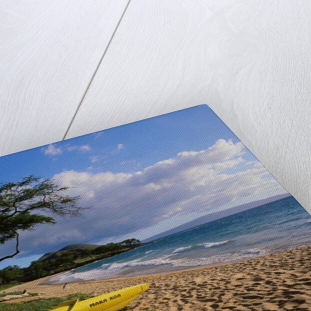Canoe on Wailea Beach by Anonymous