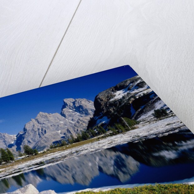 Grand Teton Behind Lake Solitude by Anonymous