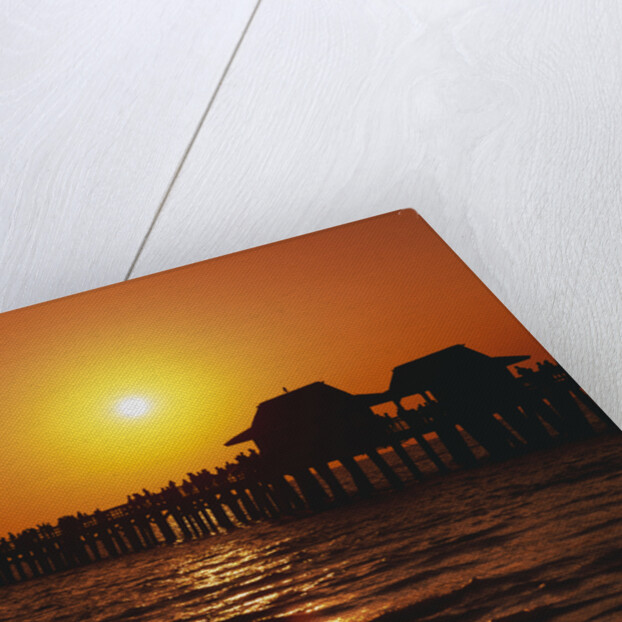 Sun Setting Above Naples Pier by Anonymous