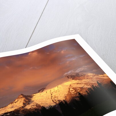 Sunrise on Mount Rainier by Anonymous