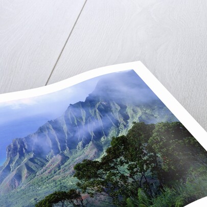 Light Fog in Kalalau Valley by Anonymous