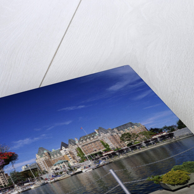 Empress Hotel Along Victoria Harbour by Anonymous