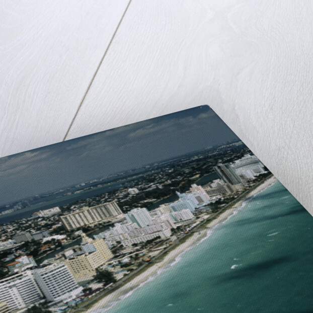 Hotels Lining Miami Beach by Anonymous