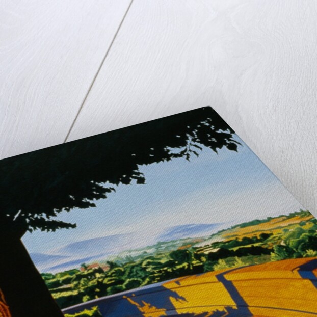 View of the Italian Countryside from a Park Path by Anne Belov