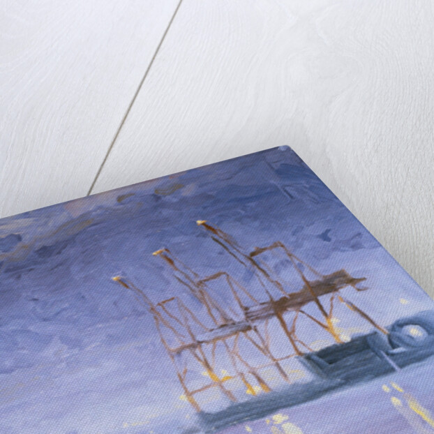 Pre-Dawn with Cranes by Mary Iverson