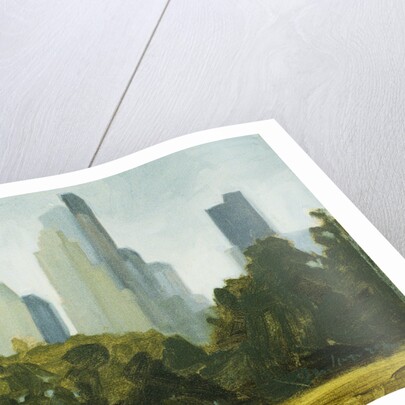 Central Park Skyline by Mary Iverson