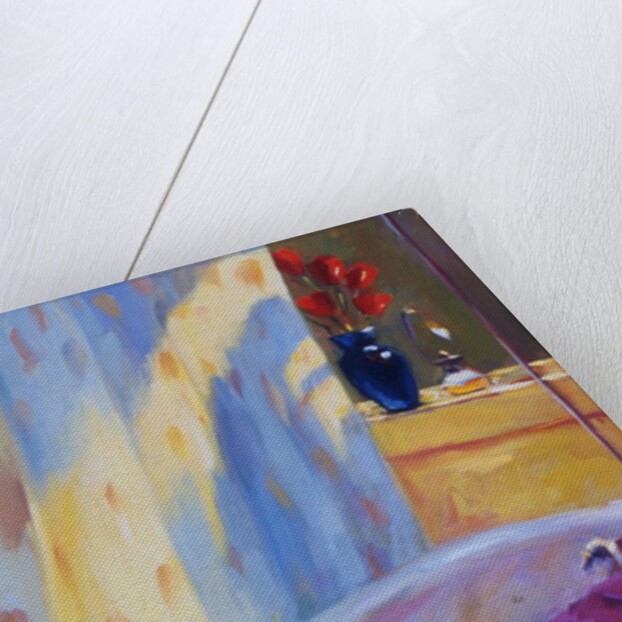 Tub and Tulips II by Pam Ingalls