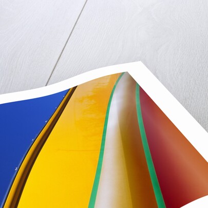 Brightly Colored Boat Exterior by Anonymous