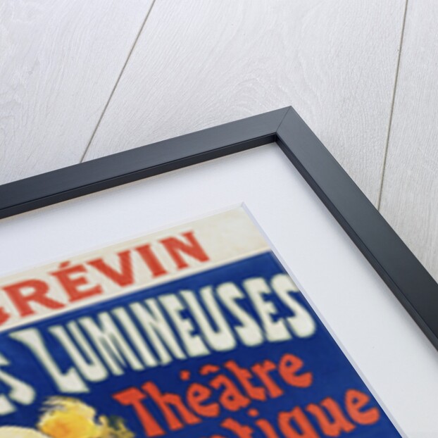 French Poster for Early Motion Picture Pantommes Lumineuses by Jules Cheret