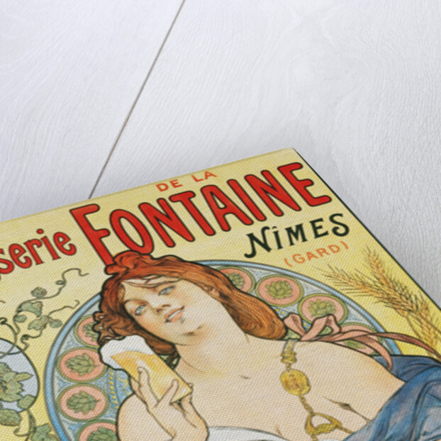 Brasserie de la Fontaine Poster by Artigue