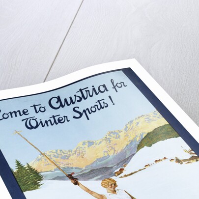 Austria for Winter Sports Poster by Anonymous