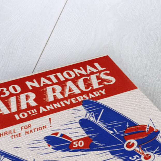 1930 National Air Races Poster by Anonymous