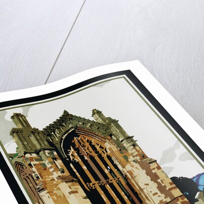 Melrose Abbey Poster by Frank Newbould