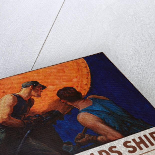 Teamwork Builds Ships Poster by William Dodge Stevens