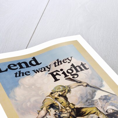 Lend the Way They Fight Poster by Edmund M. Ashe