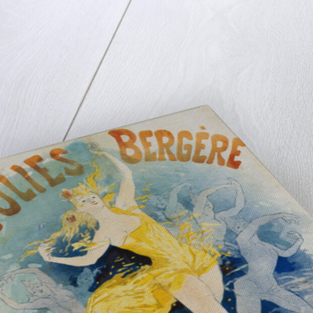 Folies Bergere Fleur de Lotus Poster by Jules Cheret